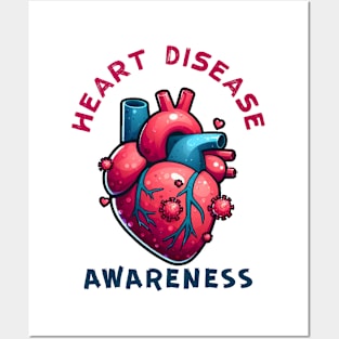 Heart Disease Awareness Posters and Art